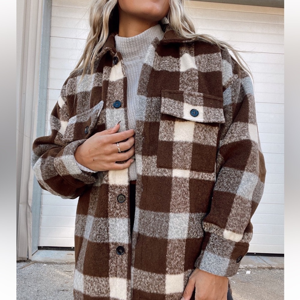 Bundle up wool coat